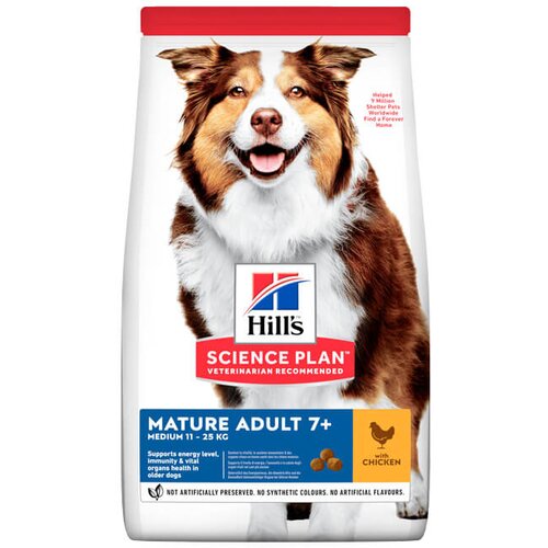 Hill’s Science Plan Mature Adult Medium - hrana za starije pse srednjih rasa sa piletinom (2,5kg, 14kg) 2,5kg Cene