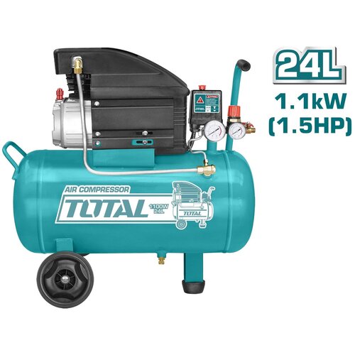 Total kompresor 24L,1.1kw,uljani Slike