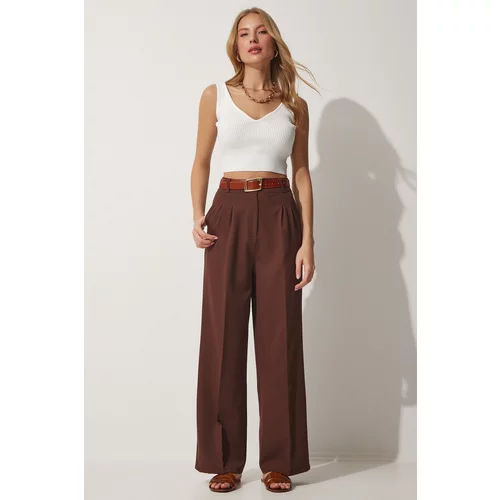 Happiness İstanbul Pants - Brown - Straight