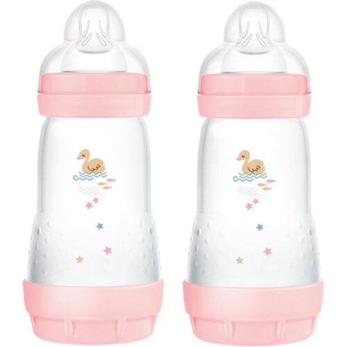 Mam Perfect Star Anti-colic Bottle bočica protiv kolika 2m+ Pink 2x260 ml Cijene