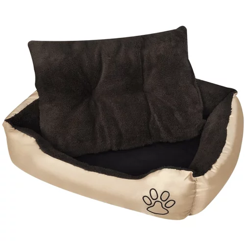 Topli krevet za pse s podstavljenim jastukom L
