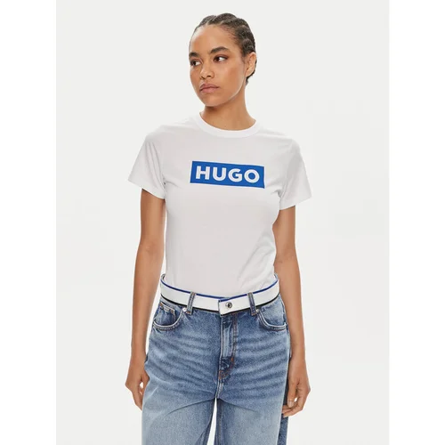 Hugo Majica Classic 50510772 Bela Regular Fit