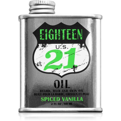 18.21 Man Made Spiced Vanilla Oil olje za kožo, lase in brado za moške 60 ml Cene