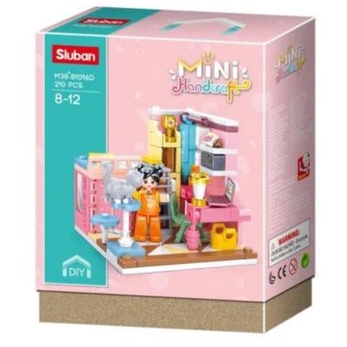 Sluban kocke, mini spavaća soba 210 kom Slike