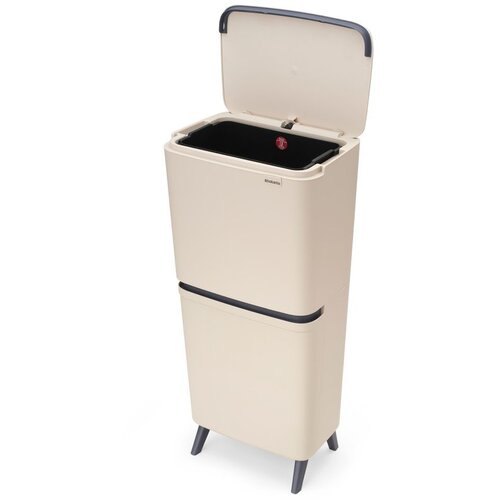 Brabantia Svetlo siv plastičen ko&amp;scaron; za smeti 20+25 l za ločevanje odpadkov SortUp Recycle Hi &amp;ndash; Slike
