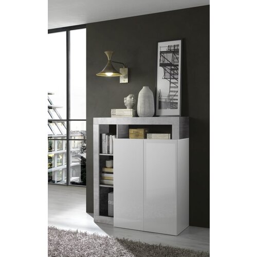 LC Mobili Elegantna bijela komoda s 2 vrata HAMBURG 209030-04CE Cene