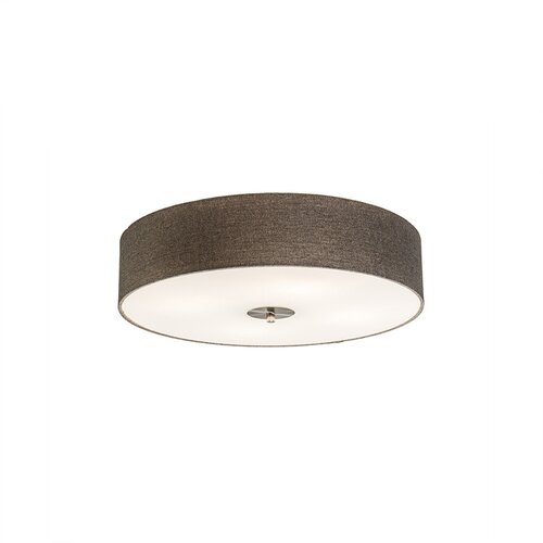 QAZQA Država stropna svetilka taupe 50 cm - Bobna Juta Cene