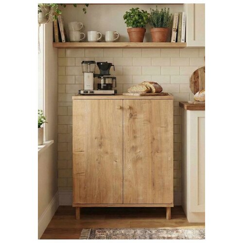 Hanah home Multifunkcionalna komoda, Krem Slike