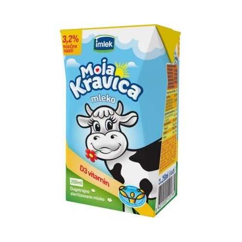 Moja kravica Dugotrajno mleko IMLEK A+D3 3,2%mm 250ml Cene