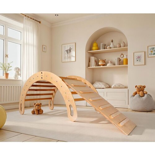 Hanah home BLTYZ-AKTV066 Oak Pikler Climber Set Cene