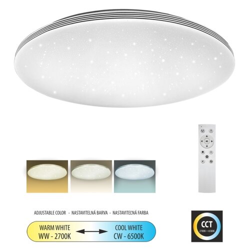  LED Prigu&amp;scaron;iva plafonska svetiljka VENTA LED/60W/230V 2700-6500K +daljinski upravljač Slike