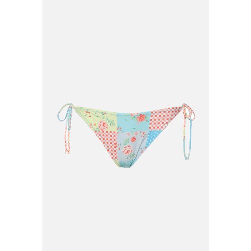 Trendyol Patchwork Patterned Tie Detailed Bikini Bottom Slike
