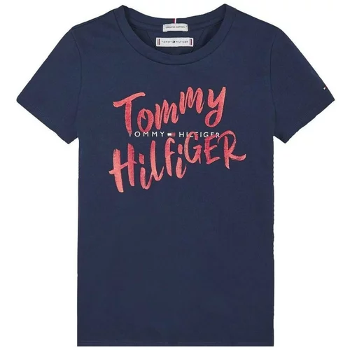 Tommy Hilfiger Majice s kratkimi rokavi - Modra