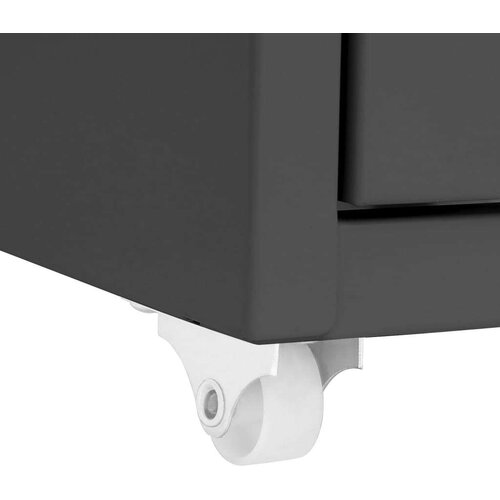 VidaXL mobilni ormarić za spise antracit 28 x 41 x 109 cm metalni Slike