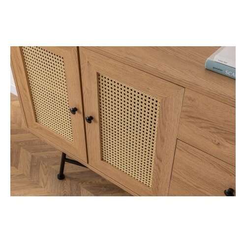 Hanah home komoda nala 120 - natural natural console Slike