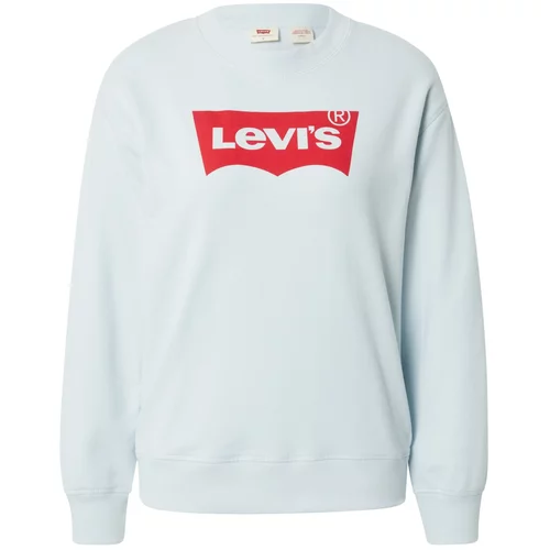 Levi's Sweater majica srebrno siva / crvena