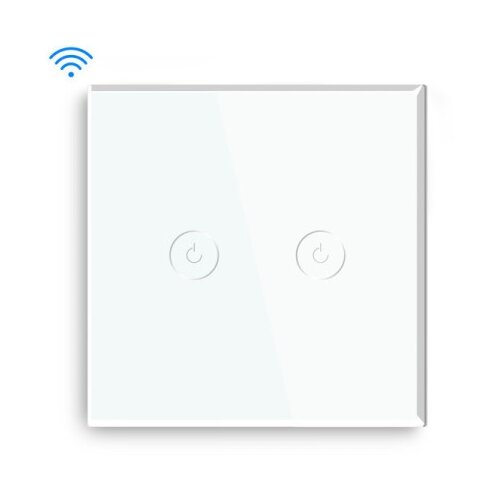Exeshop Wi-fi pametni prekidač 2g tuya beli (WiFi touch switch) ( ss006 ) Slike