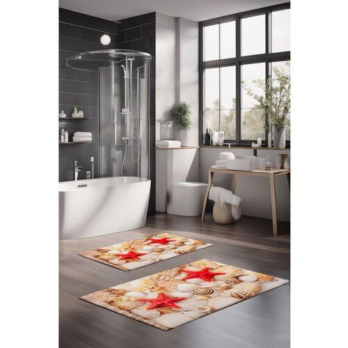  CT-5226 multicolor bathmat set (2 pieces) Cene