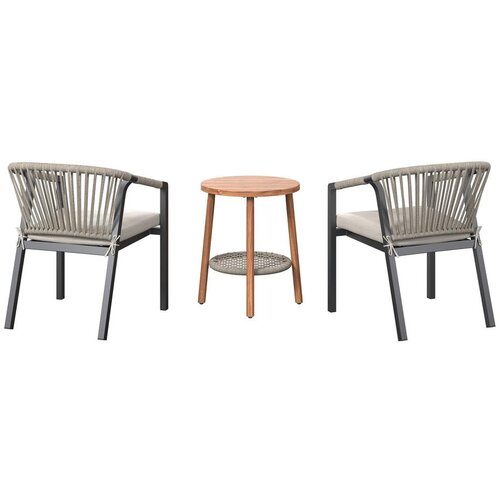 M&amp;ouml;max set za balkon bardolino, barve akacije, 3-Delni set Slike