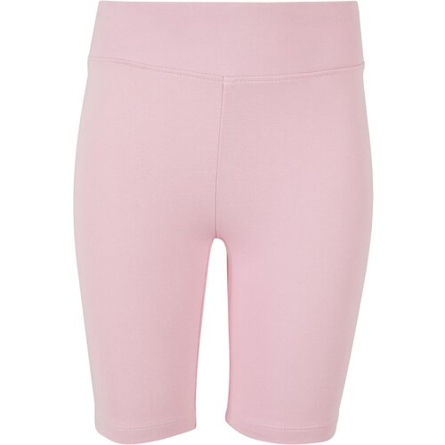 Urban Classics Kids Girls High Waist Cycle Shorts girlypink Slike