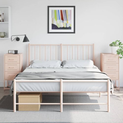 vidaXL Noćni ormarići 2 kom ružičasti 36 x 39 x 78 cm čelični Cijene