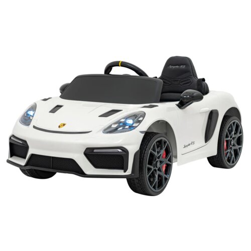  Licencirani Porsche 718 Spyder RS dječji automobil na akumulator s MP4 zaslonom, bijeli Cijene