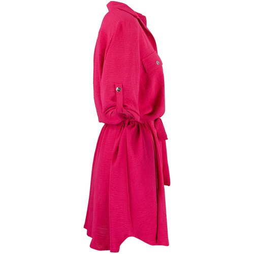 Pri Basic midi tunic shirt dress plus size MARIBEL Cene