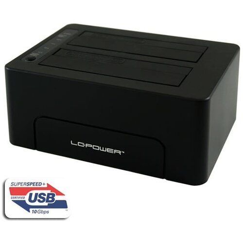 HDD DOCKING LC-DOCK-C USB3.1 Gen.2 2.5/3.5" HDD/SSD Black Cene