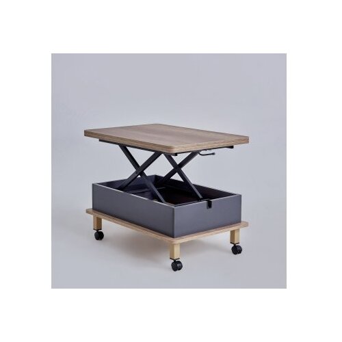 Hanah home Stol za dnevni boravak Nino 90x40x60 cm, Antracit Slike