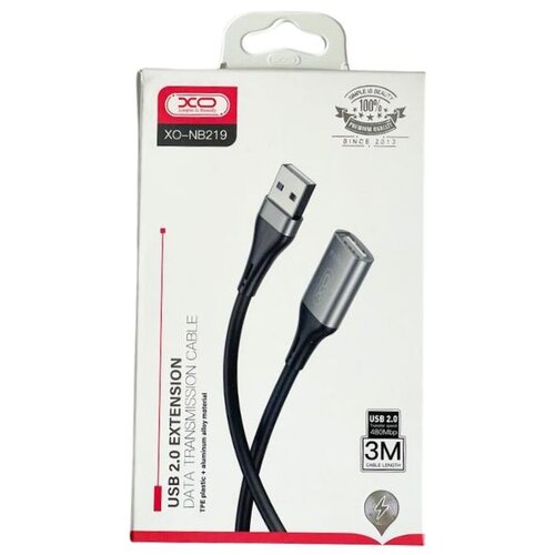  USB kabal XO NB219 ekstenzija USB - USB 3,0 m Black Slike