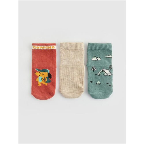 LC Waikiki 3-Pack Baby Boy Printed Socks Slike