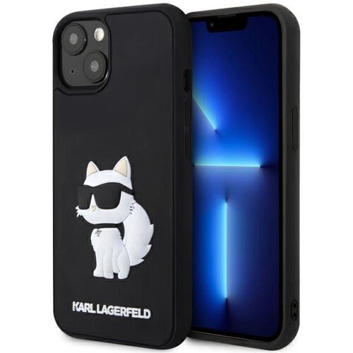 Karl Lagerfeld GUMIJASTI OVITEK CHOUPETTE 3D ZA IPHONE 14 PLUS ČRN, (21898695) Cene