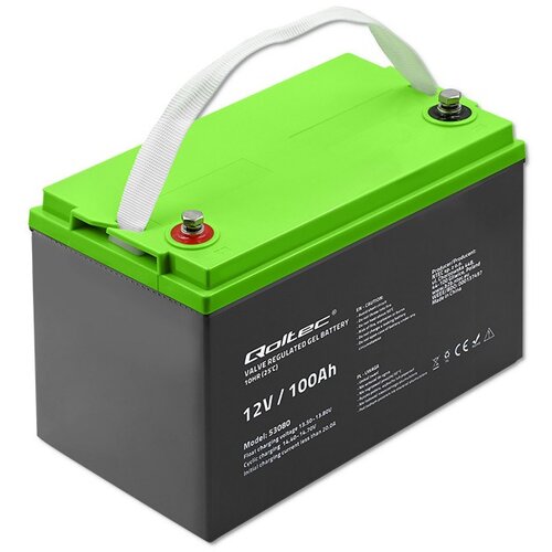 Qoltec 53080 Gel battery | 12V | 100AH Cijene