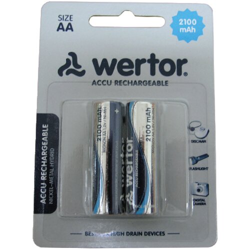  Baterija 'Wertor' 2500mAh AA 2kom blister NiMH Cijene