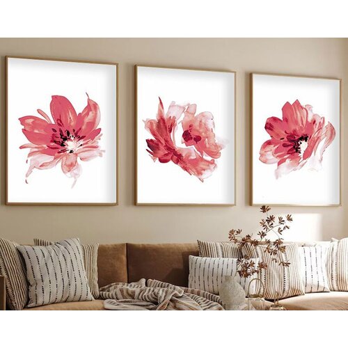 Wallity dekorativna slika Huhu216, 35x50cm, 3 dela Slike