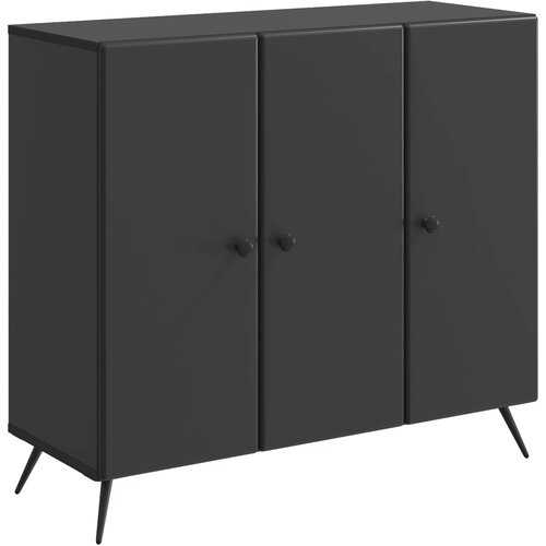 vidaXL Kreveta Crna 89 x 34 5 x 80 cm Konstruirano drvo - Crna Cijene