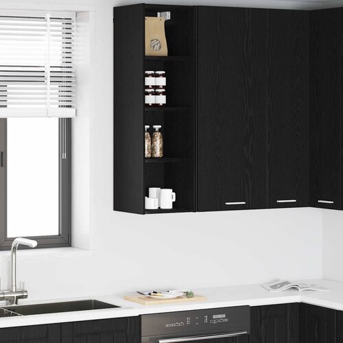 Viseći ormarić Crni hrast 30 x 29,5 x 100 cm Konstruirano drvo Cijene