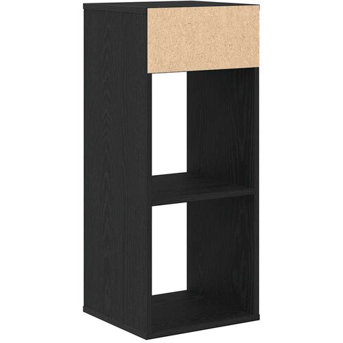 za knjige crni 34x31x80 cm od konstruiranog drva Slike