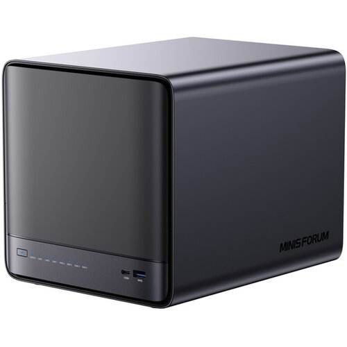 Minis_Forum MINIS FORUM mini računalnik NAS N5 Pro AMD Ryzen AI 9 HX Pro 370/32GB/SSD 128GB/MinisCloud OS/Radeon 890M Cene