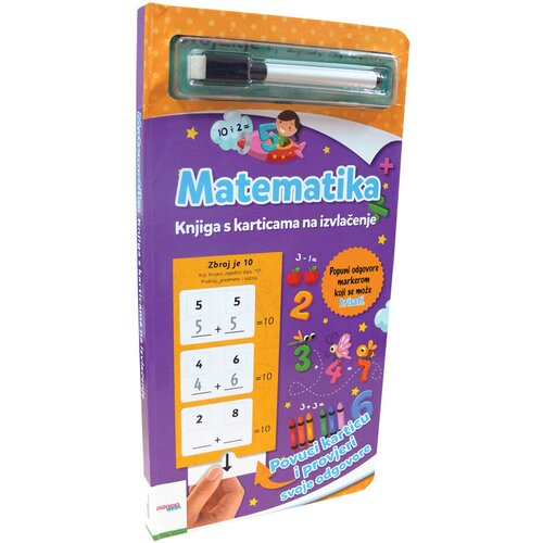 Odeon kids Knjiga Povuci i nauči, Matematika Cene