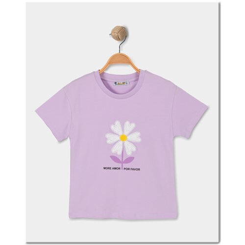 ALG Majica za devojčice More amor por favor, Lavanda Slike
