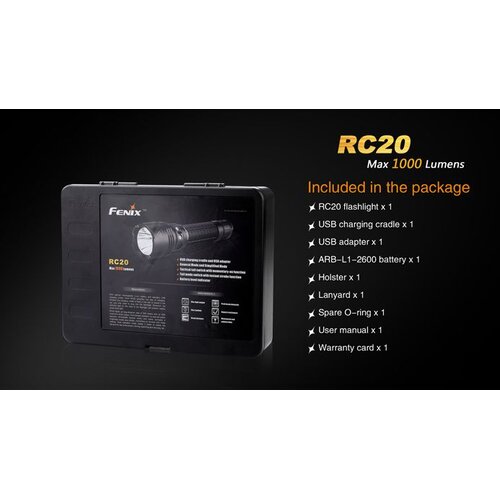 Fenix svjetiljka ručna RC20 LED Slike
