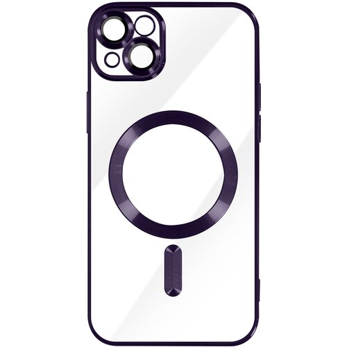 AVIZAR MagSafe ovitek za iPhone 13 Silikonska za&amp;scaron;cita kamere Outline Chrome vijolicna, (20575237) Slike
