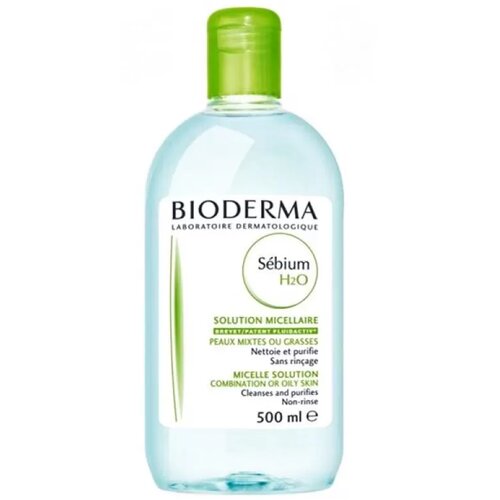 Bioderma Micelarna voda za masnu do kombinovane kože Sebium H2O, 500ml Slike