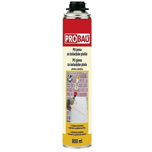 PROBAU PU pjena za pištolj (800 ml, Poliuretan (PU)) Cijene