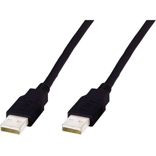 Digitus USB kabel USB 2.0 USB-A vtič\, USB-A vtič 1.80 m črna AK-300100-018-S, (20421702) Cene