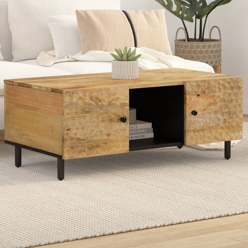 VidaXL Stolić za kavu 100 x 54 x 40 cm od masivnog drva manga Slike