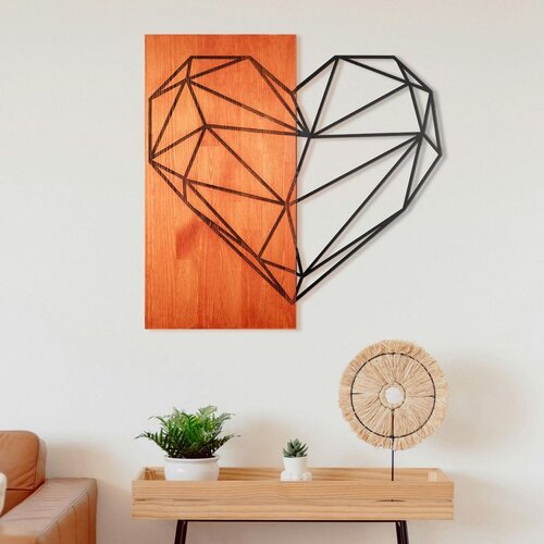 Wallxpert Sayvan-ı Huzur -1 - Red, Black RedBlack Decorative Wooden Wall Accessory Cene