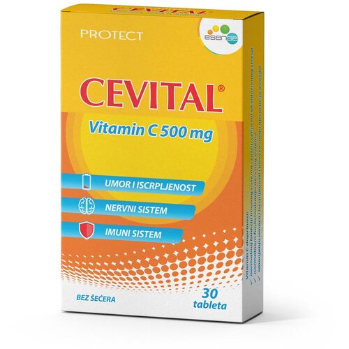 Esensa Cevital Vitamin C 500mg 30 tableta Slike