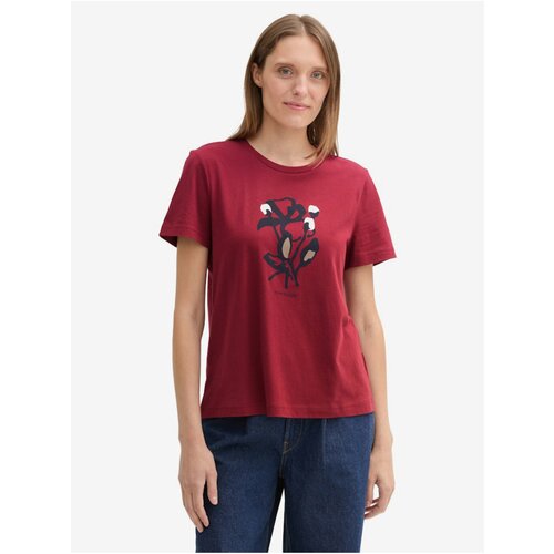 Tom Tailor Red women's t-shirt - Women Cene